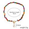 Necklace for Women Jewelry Gravel Beaded Natural Stone Necklace Handmade Colorful Stone Bracelet Necklace Women Beautiful Elegant Necklace for Her