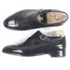 John Lobb Dress Shoes COAST Prestige Line Side Monk 7000 Last Black Leather Mens Used