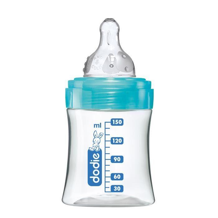 Dodie Baby Bottle Initiation+ Anti-colic 3 Speeds +0m Lagoon Valentin 150ml