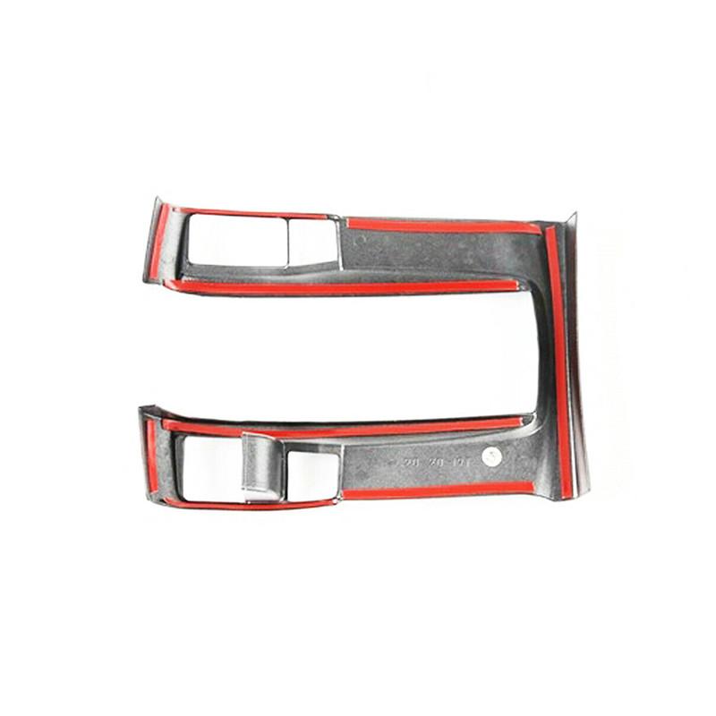 Car Trim Carbon Fiber Gear Shift Central Control Frame Cover For Honda Civic 2016-2021 For Left Hand Drive Only