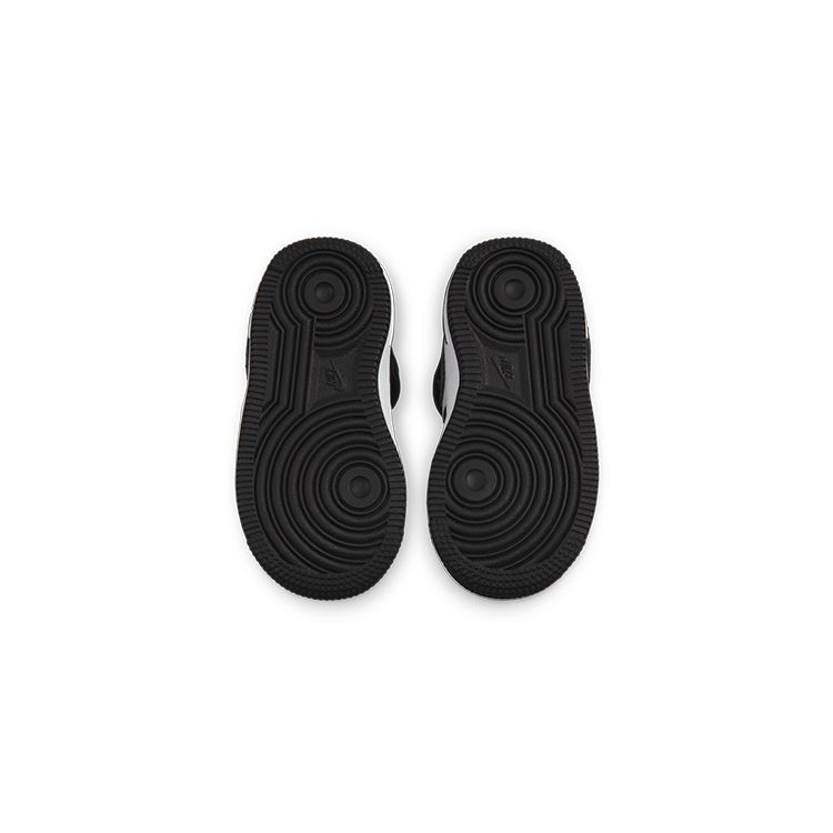 Nike Stussy x Air Force 1 Mid TD Black White Baby Sneakers DN4160-002