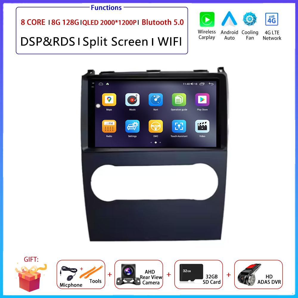 Android Carplay For Mercedes Benz B200 A B Class W169 A160 A180 A200 A220 2009-2012 Car Radio Navigation GPS Multimedia Video