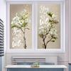 Translucent Opaque Window Film - Privacy Sticker for Bedroom, Balcony, Living Room, Sliding Door, and Bathroom.