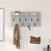 Wall Mounted Nightstand with Shelf Concrete Grey 80 x 40 x 12 cm