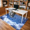 Clouds Stars Crystal Velvet Chair Mat Area Rug - Non-Slip, Floor Mat, Office Desk Chair Rugs, Bedroom Decor.Christmas Gift-1106118