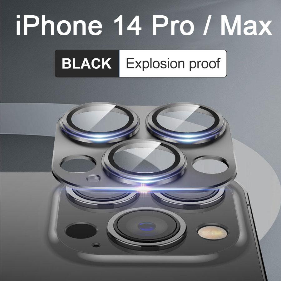 Camera Lens Protector For iPhone 14 Pro Max 14 Plus Luxury Aluminum Alloy Eagle Eye Protective Ring Paste Cover