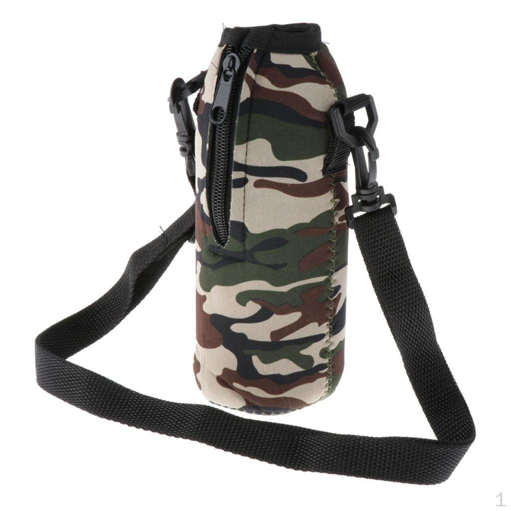 Bottle Carrier Holder Neoprene with Detachable Strap