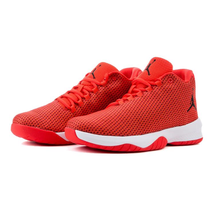 Jordan Segundo. FLY Zapatillas de Baloncesto para Niños Antideslizantes Amortiguación Resistentes a la Abrasión Caña Media Rojo Blanco Adolescentes 881446-803
