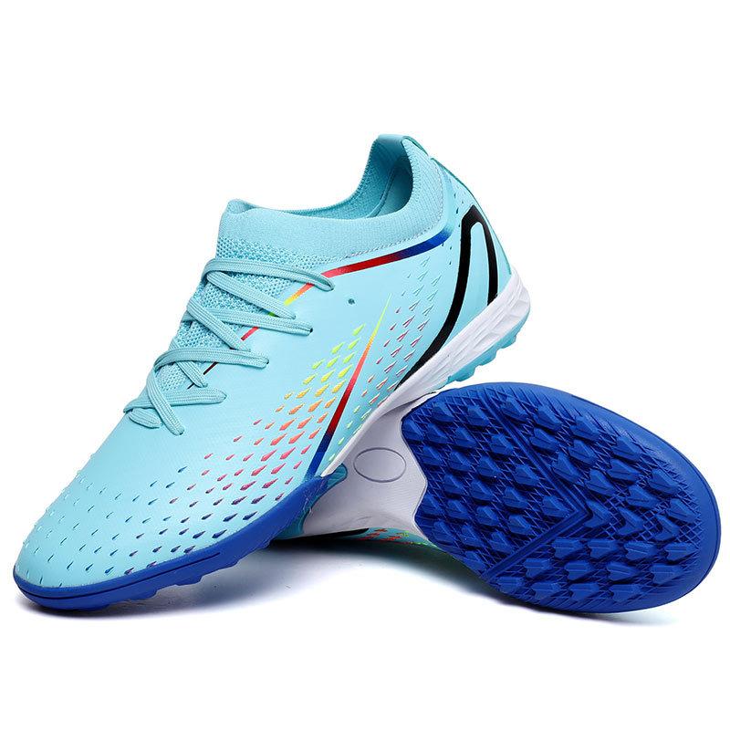 Men's and Women's Football Shoes Green Artificial Turf Training Sports Shoes Professional Non-slip and Wear-resistant