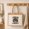 Sac Cabas Jute avec Poche J’peux pas je suis Informaticien J'peux pas minimaliste | Toile de Jute et Coton 21 L Fond Plat Anses 65