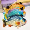 Ocean Animal Simulation Fish Plush Toy Bag Cartoon Fish Plush Crossbody Bag  Kids Toy