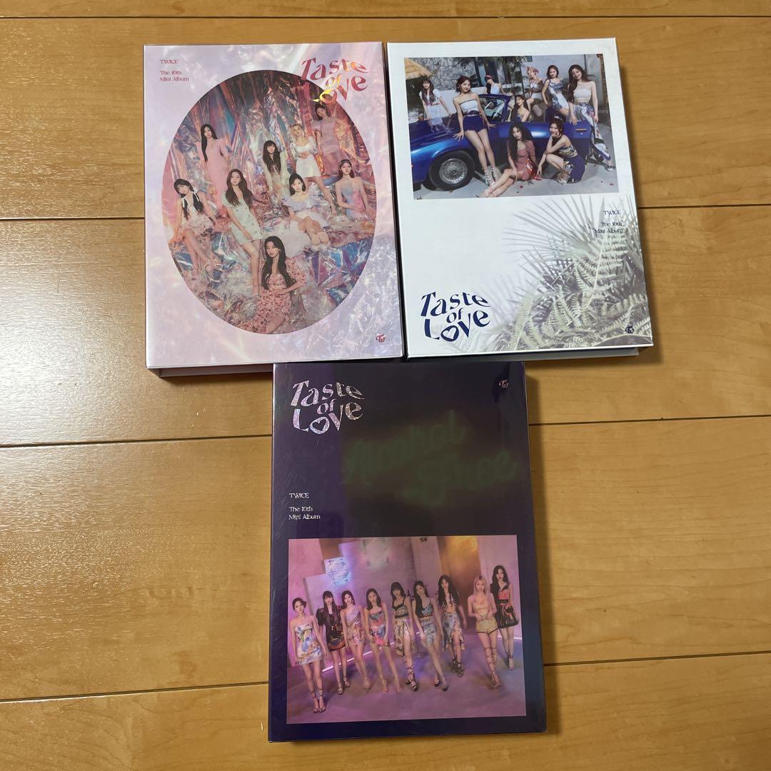 

[USED] TWICE Taste of Love album set with trading card bonus