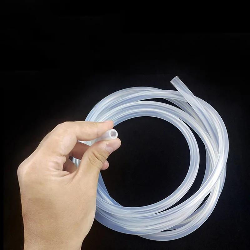 1M/5M Clear Translucent Silicone Tube Aquarium Fish Tank Air Pipe Water Hose Soft Safe Rubber Flexible Tube Oxygen Tube
