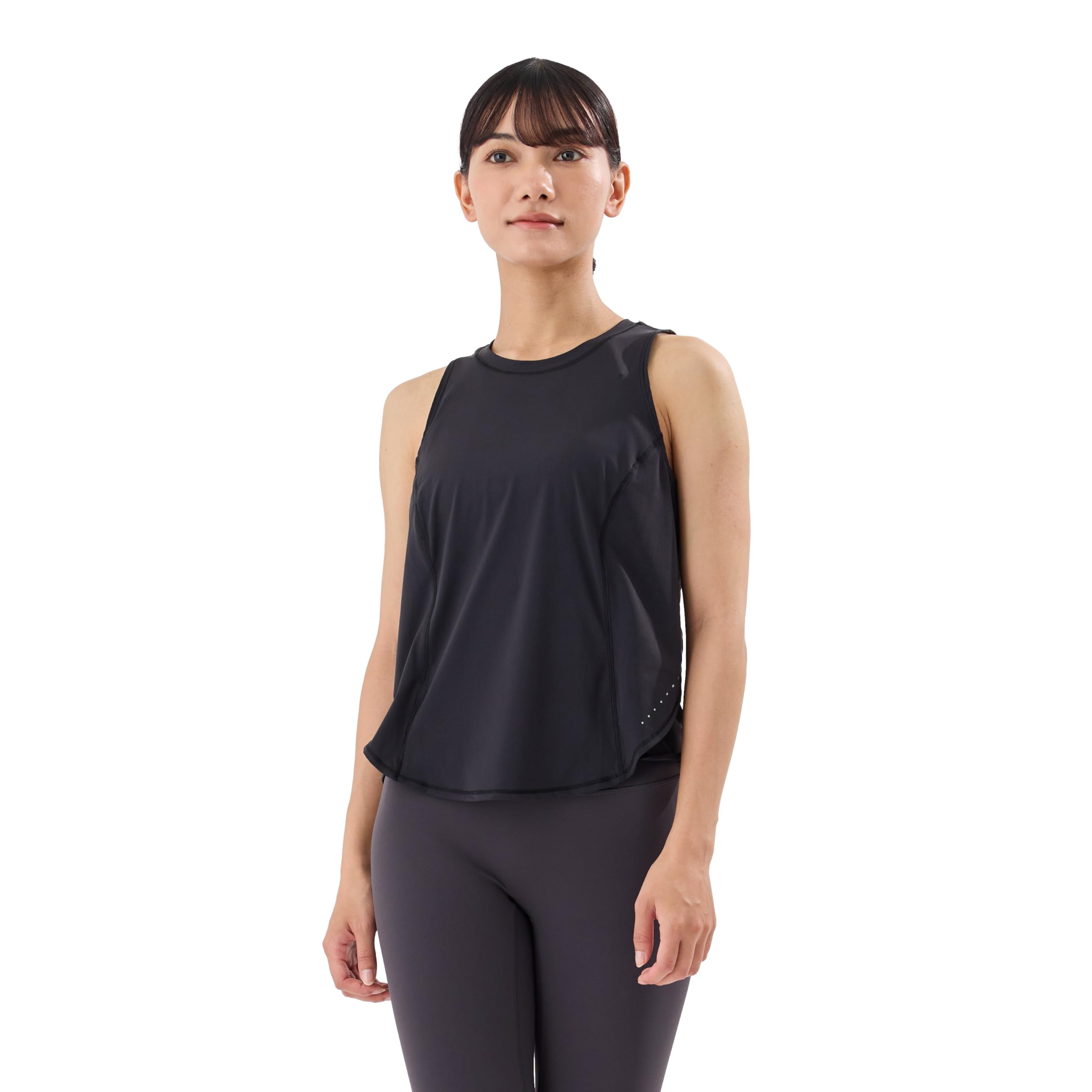 

Спортивный топ Zen Wear для максимального комфорта и легкости движений, майка для тренировок, женский, разработанный инструктором. Легкий, чёрный