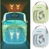 Portable Rechargeable Handheld Fan with Water Spray, Foldable Mini USB Fan 4000mAh for Travel Outdoor