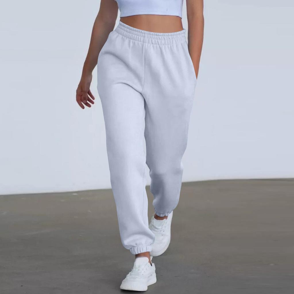 Women's High Waisted Loose Sportswear Pants Jogging Pants Fashionable Casual With Pockets