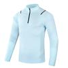 Spring Autumn Stand Collar Zipper Quick Dry Running Tee Male Long Sleeve Sportswear T-shirt Men