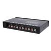Symbiamo 7 Band Car Audio Equalizer, Adjustable 7 Band EQ Car Amplifier Graphic Equalizer with CD/AUX Input Selection Switch, Black