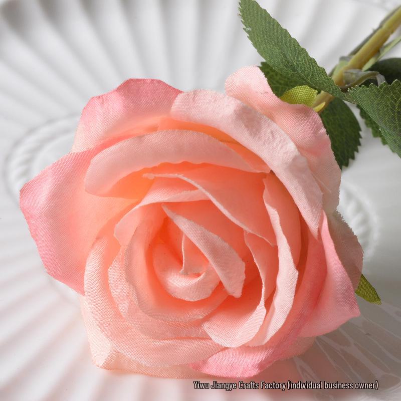 Large Flannel Rose Silk Bouquet for Wedding and Valentine's Day Home Decor