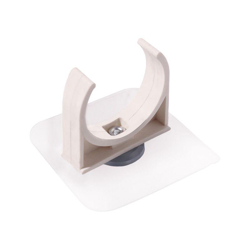 Adhesive U-Shaped Wall Clip for Pipes: Punch-Free Fixing for Water, PVC, Gas, and Drain Pipes