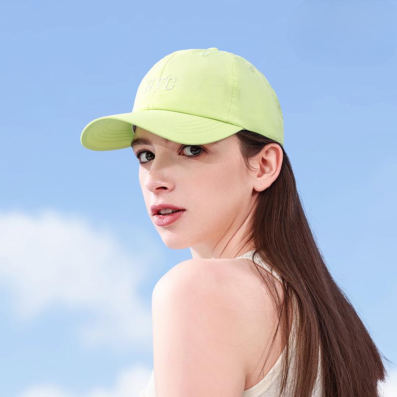 Summer Embroidered Letters Baseball Cap Women Sports Breathable Quick-drying Baseball Cap Men Fashion Casual Outdoor Sun Hat