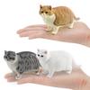 Siamese Cat Animal Model Pvc Decor For Kids Educational Playroom Collectible Toy