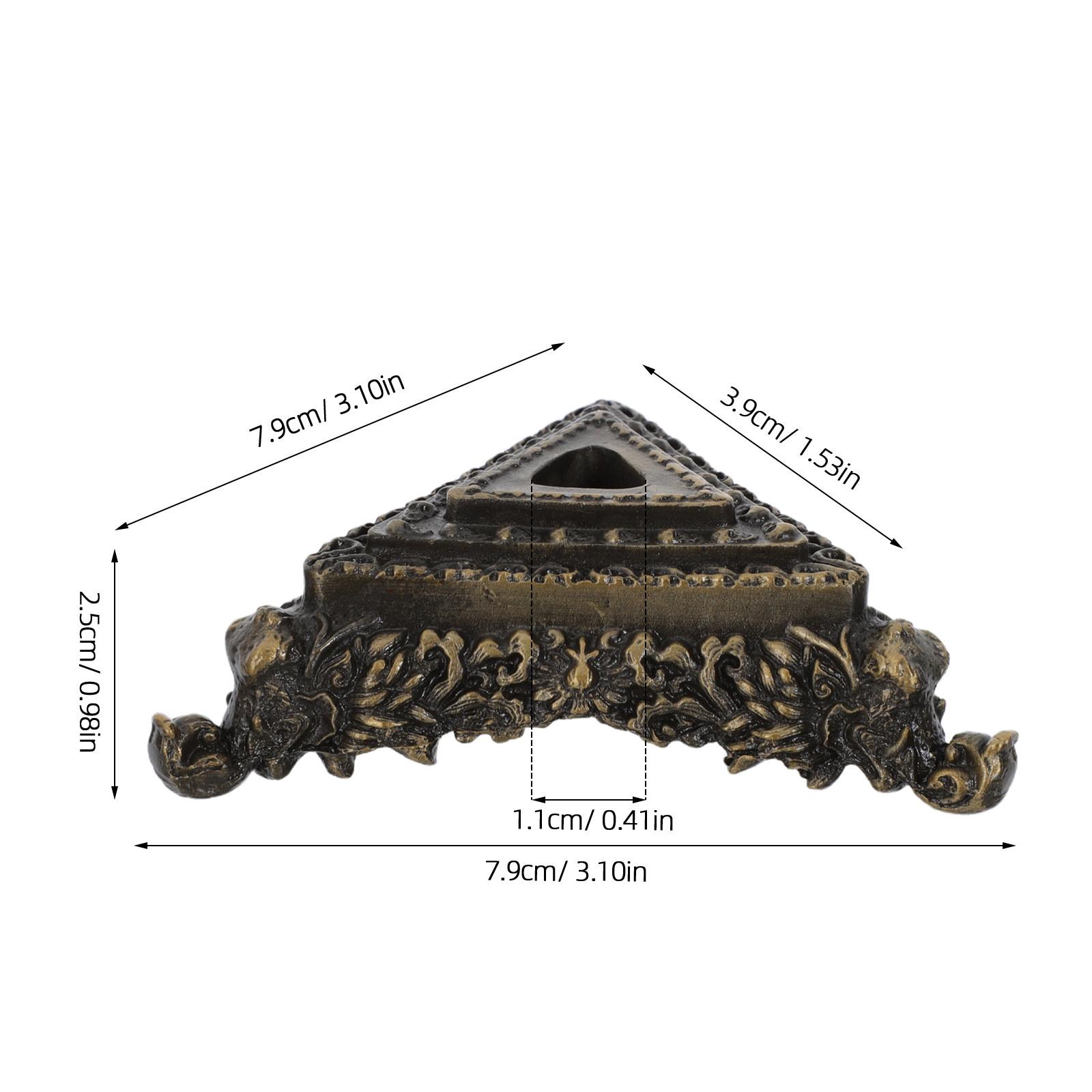 

Tibetan Copper Alloy Ritual Phurba Stand Base Vajra Pestle Holder Meditation Display for Buddhist Altar Supplies Spiritual Decor