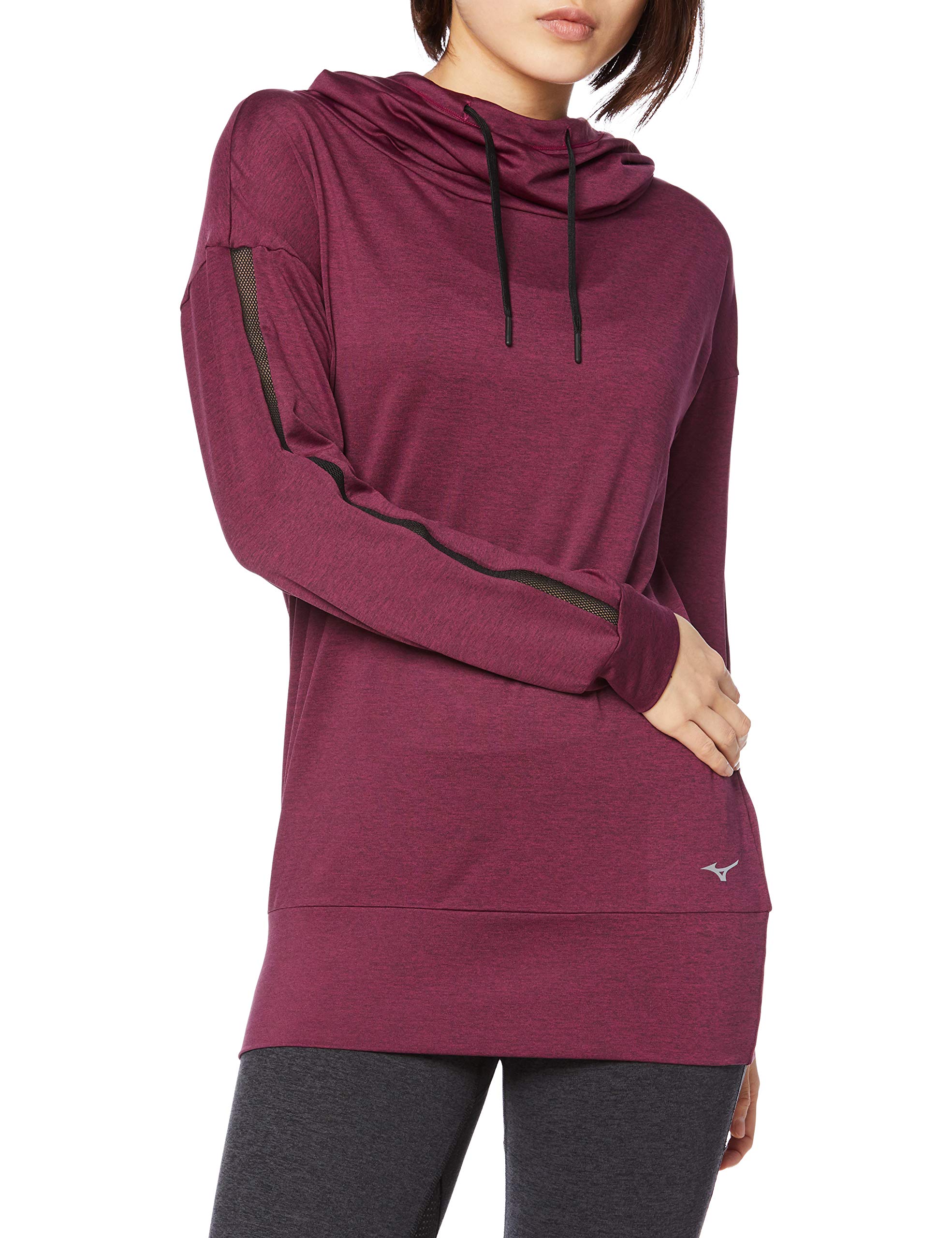 

Mizuno Long Sleeve Training Grape Size S Size Small to Japanese size Women s Shirt, Moisture-Wicking, Quick-Drying, Heather, (32MA0342), (equivalent