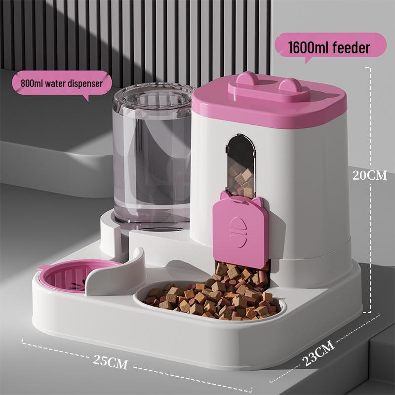 

Автоматическая кормушка и поилка для домашних животных комбо: Диспенсер для корма для кошек и собак с миской