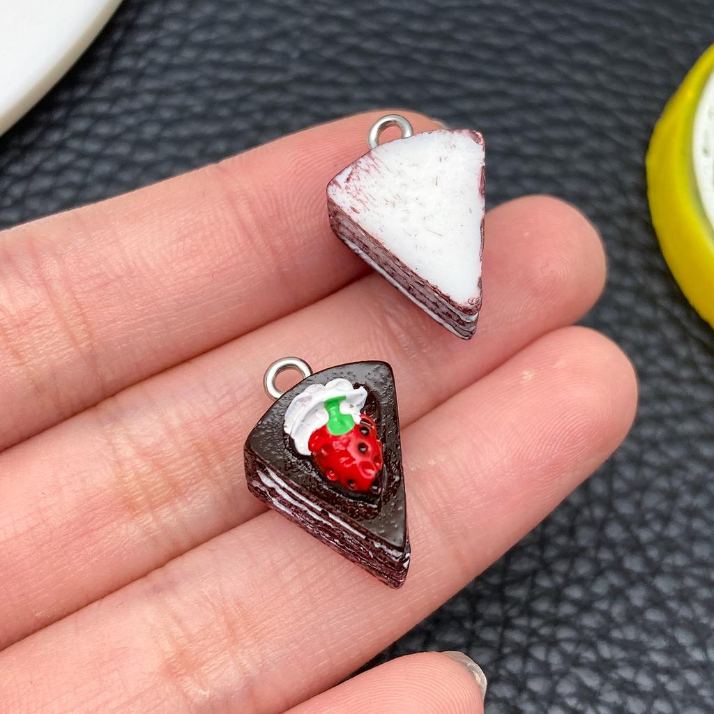 10Pc/Set New Popular Realistic Coffee Bean And Coffee Cup Pendants, Resin Accessories For Diy Creative And Fun Earrings Necklace
