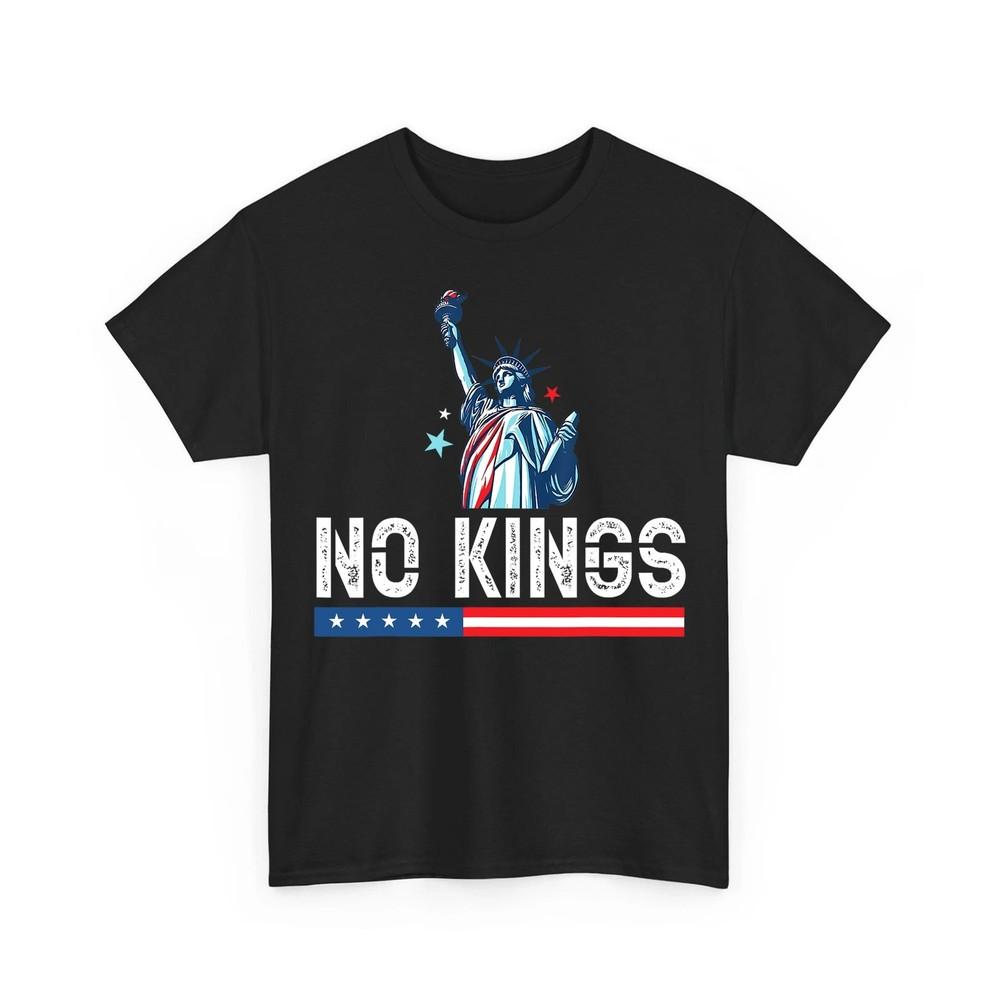 No Kings In America We The People Resist USA Flag 4th July Unisex TShirt Unisex T-Shirt XXXXL