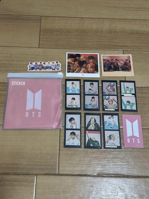 [USED] BTS Sticker Set with Photo Sticker