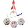 Educational DIY Water Rockets Model Launchers Science Experiment Handcraft Projects With Wooden Materials For Students