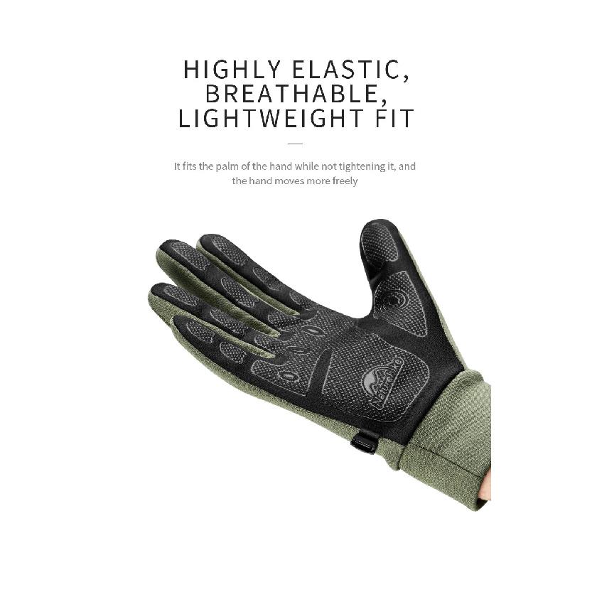 Naturehike Touch Screen Anti-skid Gloves Mountaineering Cycling Hiking Non-Slip Portable Gloves NH20FS032