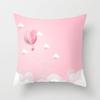 Valentine's Day Romantic Paris Tower Hot Air Balloon Pillow Case Home Sofa Cushion Pillow Case