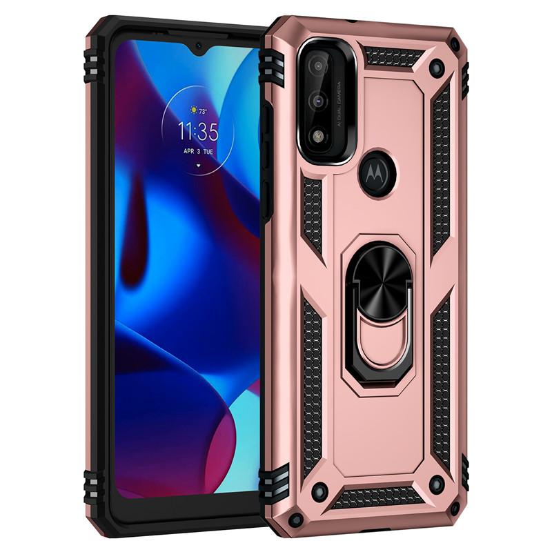 Für Motorola Moto G Pure Fall Luxus Rüstung Magnetische Ring Telefon Fall Für Moto G Pure Stand Halter Zurück Abdeckung