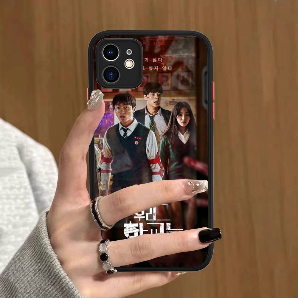 Horror TV All Of Us Are Dead For IPhone 11 12 13 14 15 16 Pro Max Plus Matte Translucent Phone Cover