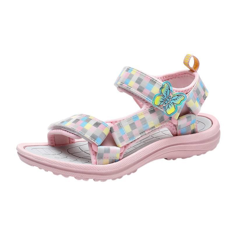 2025 summer new EVA non-slip soft-soled girls shoes girls sandals princess style children's fashion beach shoes