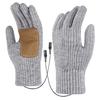 USB Heated Gloves 5V Electric Hand Warmers with 3 Temperature Control Settings Anti-slip Palm Winter Touchscreen Gloves for Men Women Typing