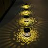 LED Solar Light IP65 Waterproof and Warm Wall Light Suitable for Garden Lawn Camping Steps Greenway Courtyard Night Light