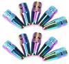 5pcs Bicycle Wheel Valve Dust Cover Replacement MTB Bike Wheel Valve Protector Rainbow Color Aluminum Alloy Bicycle Accessories