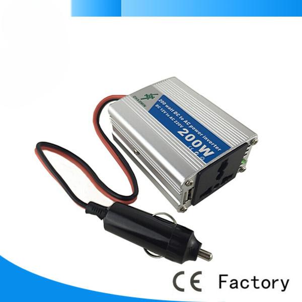Intelligent Inverter 12V To 220V 100W 200W Vehicle Inverter Converter with USB