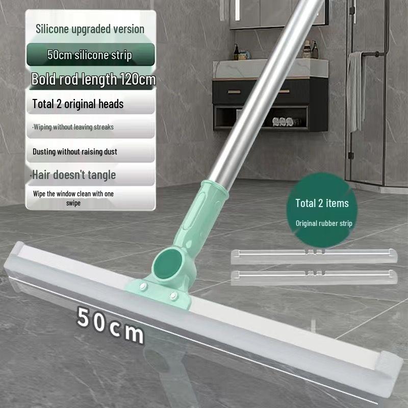 XL Silicone Magic Broom for Home, Bathroom, and Wood Floors – Ideal for Sweeping, Hair Removal, and Water Wiping