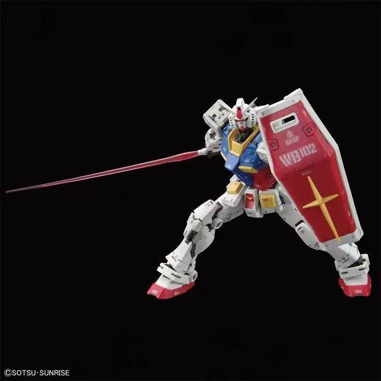 New Gaogao Rg Rx-78 Assembly Model Action Figure Kit Plastic Robot Collection Statue Desk Decoration Models Toys Birthday Gift