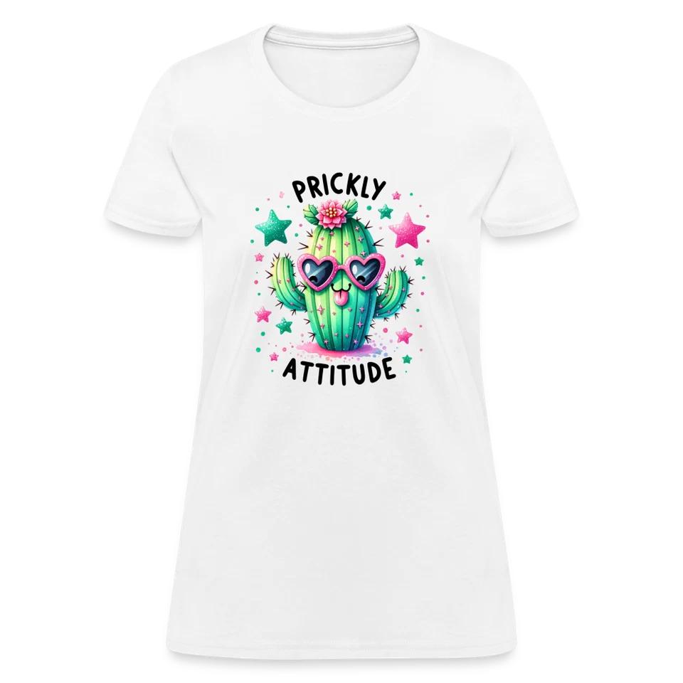Prickly Attitude Women s Contoured T-Shirt (Cactus) XL