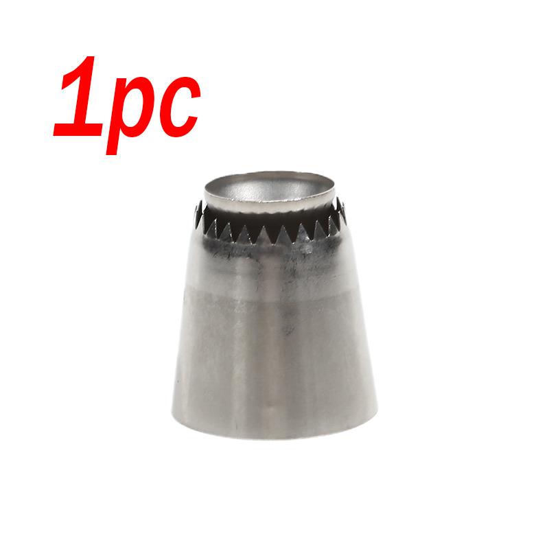 1/2pcs Stainless Steel Romeo Flower Mouth Pastry Nozzles for Confectionery Pastry and Bakery Accessories Cake Tools Utensils