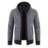 Winter Herren Slim Fit Fleece Verdickter Pullover Strickpullover Jugendmode Lässige Kapuzenjacke