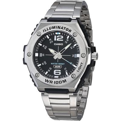 Illuminator Men's Quartz High Durability 50mm Analog Watch MWA-100H-2AVCF Silver