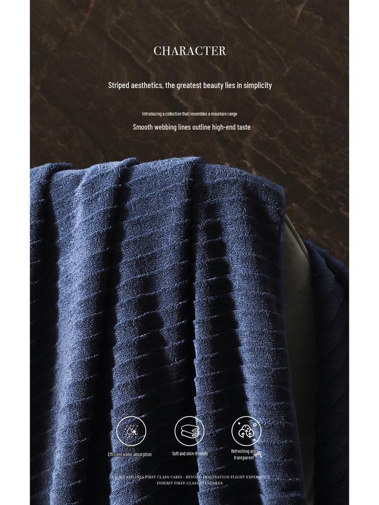 7A Antibacterial Premium Pure Cotton Thick Bath Towel - 2025 Style - Absorbent, Shed-Free, Perfect for Couples