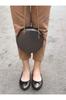 Women's Flat Shoes Black Ropy Ballerina Ballet